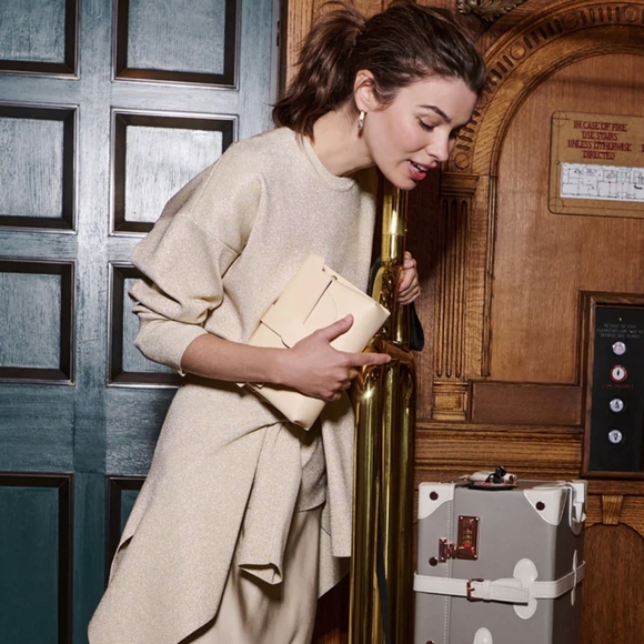 NEW Senreve Aria belt bag Pebbled Chablis / Gold  NWT - Picture 2 of 16